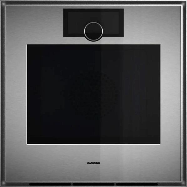 Gaggenau GO471120 — Духовой шкаф 60 x 60 см Петли двери слева, нержавеющая сталь за дымчатым стеклом